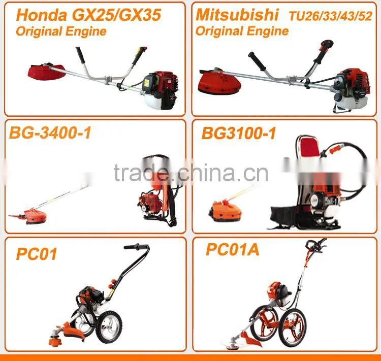 Long working life backpack brush cutter BG-3400-1