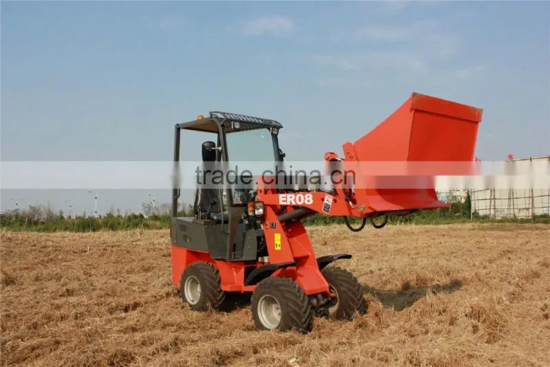 Everun Hoflader ER08 Mini Loader with New Cabin/Quick Hitch for Sale