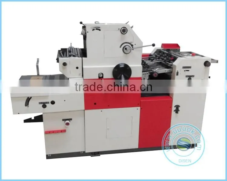 Automatic 47 paper 470*365mm one color coding mini offset printing machine