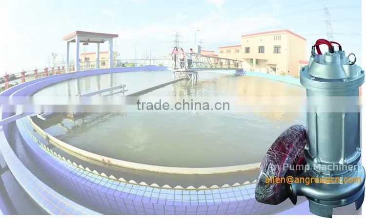 Vertical Waste Water Acier Inoxydable Pompe Submersible 380V
