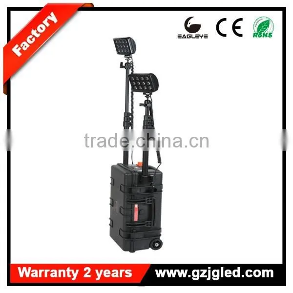 New RLS-72W LED explosion proof lighting fixture With Black Case heavy duty rechargeable searchlight