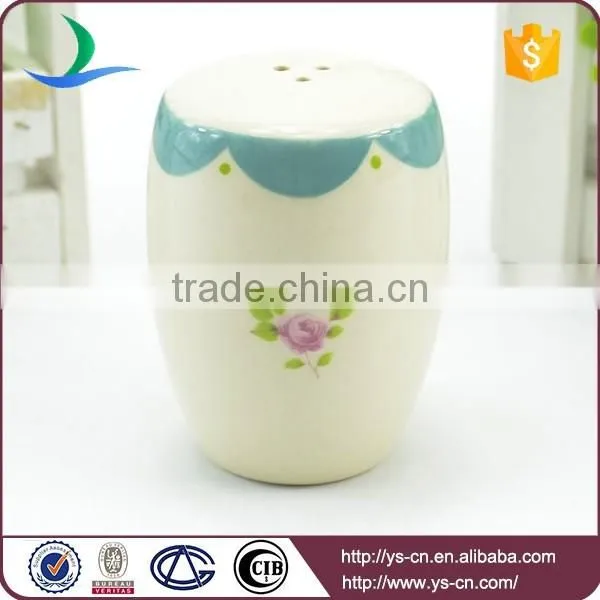 YSpp0007 Elegant flower rose shape salt and pepper set for dining-table