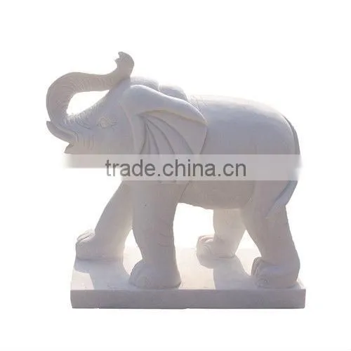Tall Elephant Animal Stone Statue
