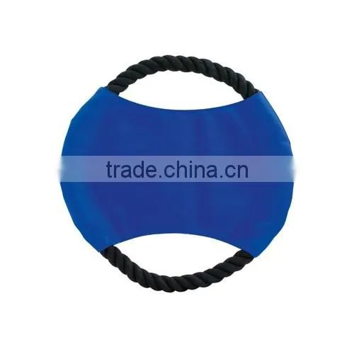 Durable cotton dog frisbee training outdoor pet toy