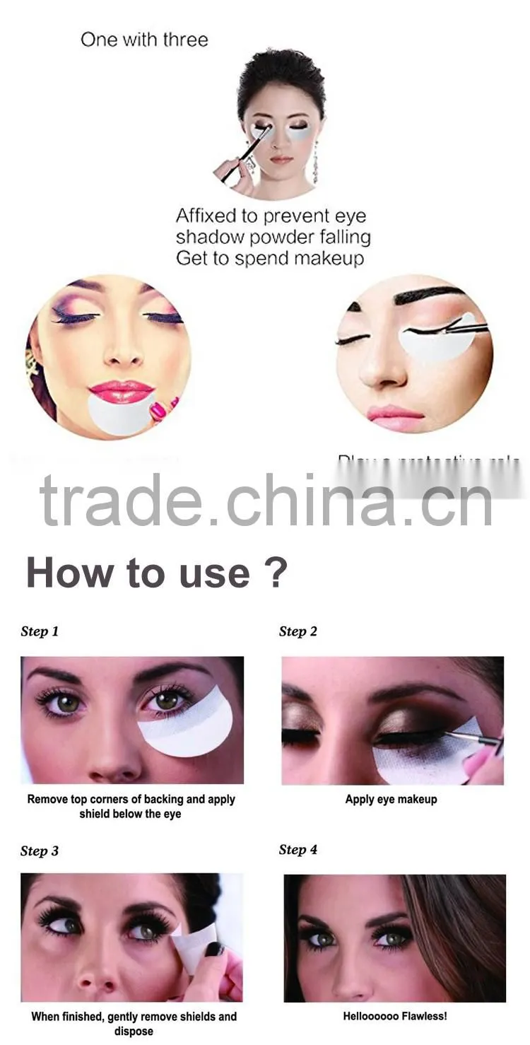 Amazon hot selling Eyeshadow Shields make up Eye shadow sticker for girls
