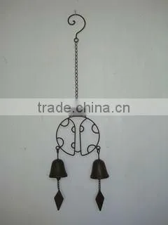 fish metal doorbell for garden decoration