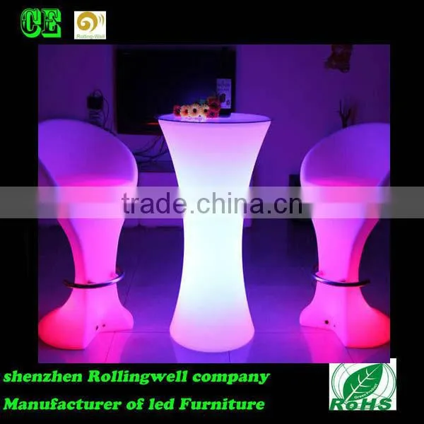 illumination led light luxury cafe sofa chair