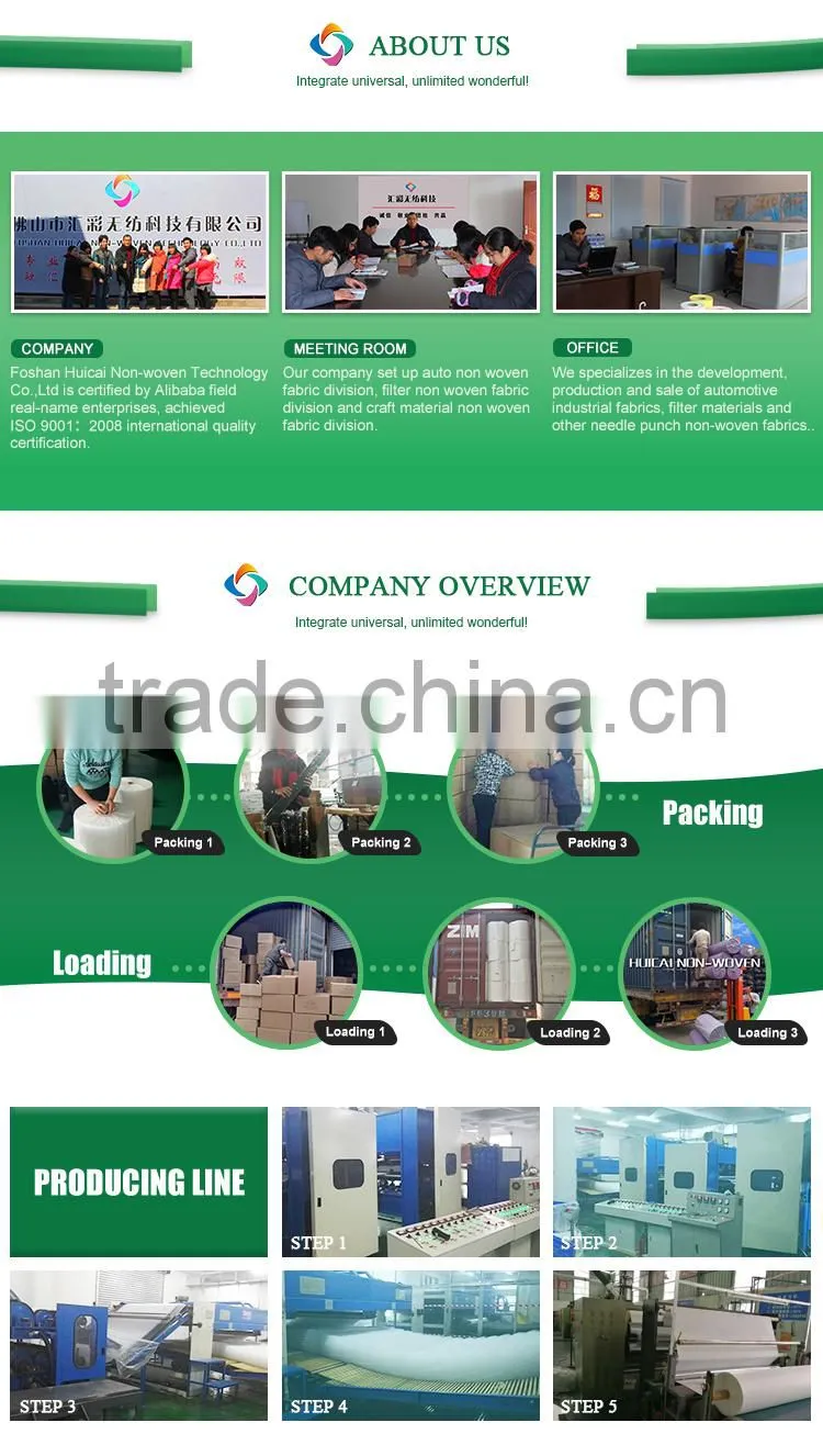 needle punched polyester nonwoven geotextile for retaining wall