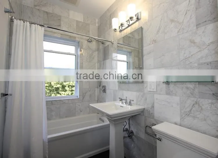 Affordable house decorative natural stone white marble tile with great price