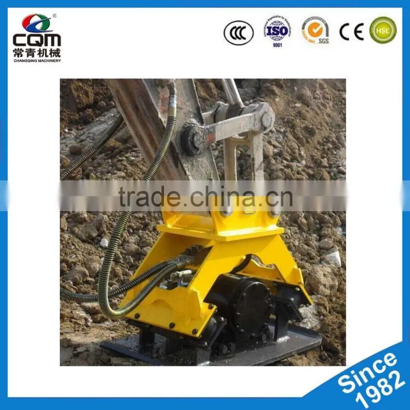 Concrete vibrating plate hydraulic compactor with high quality