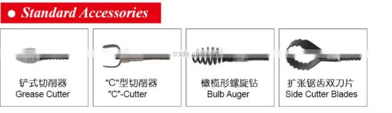 Professional pipe drain cleaner plumbing machine