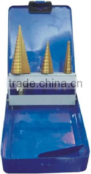 4-12 4-20 4-30mm Step Down Steel Drilling HSS Drill Bit Set