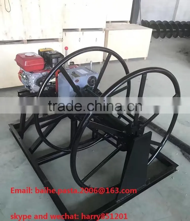 3T winding engine could place 100M steel wire rope