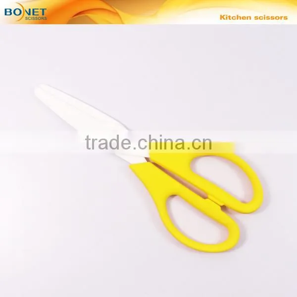 S53102C1 7-7/8" color handle kitchen ceramic scissor