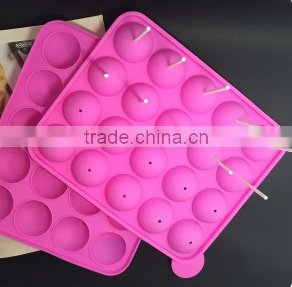 11049 Silicone Lollipop Party ice ball Baking candy Mold