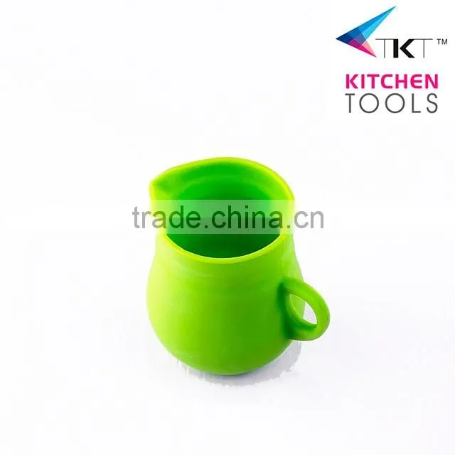Food grade silicone cup with measurements water cup coffer cup camping cup