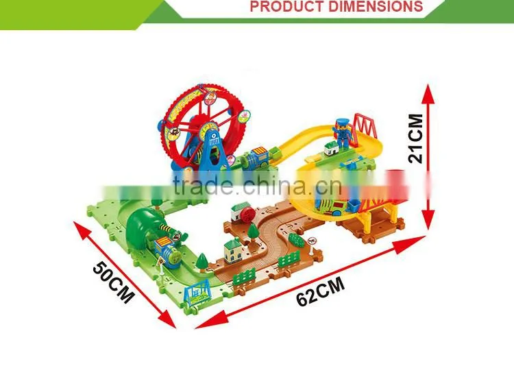 Best selling kids puzzle train track toys