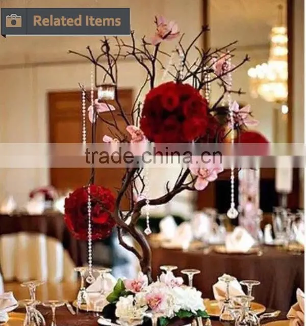 Factory direct hot sell artificial dry tree branch wedding centerpieces coral tree