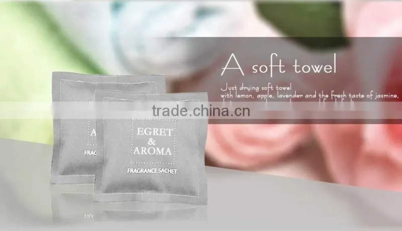 Wholesale hanging car air freshener fragrance sachet bags, satin scented aroma fragrance sachet