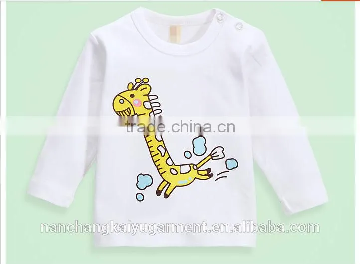 wholesale cartoon print cotton T shirt for boy kids