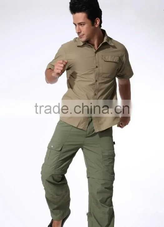 ZX Outdoor/Fishing Shirt Mens vented camp shirts Casual sports shirts