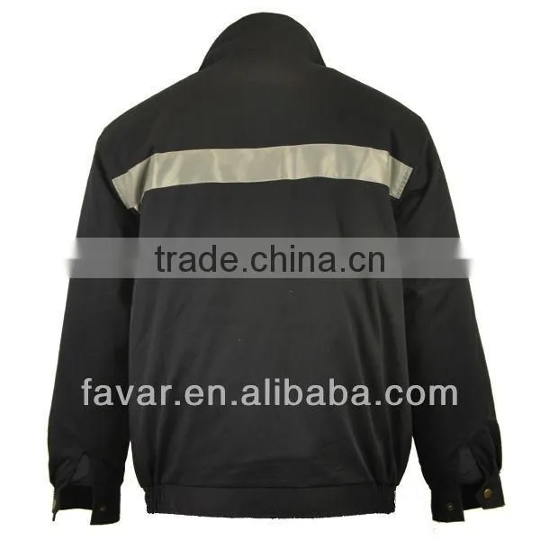 100% polyester lining padding reflective tape detachable jacket