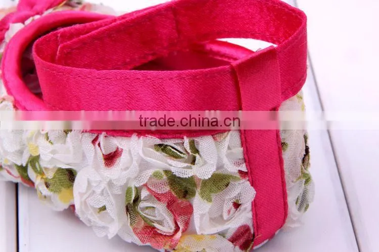 2014 new baby product girls lace flower cotton infant baby shoe newborn lace baby shoes for girls