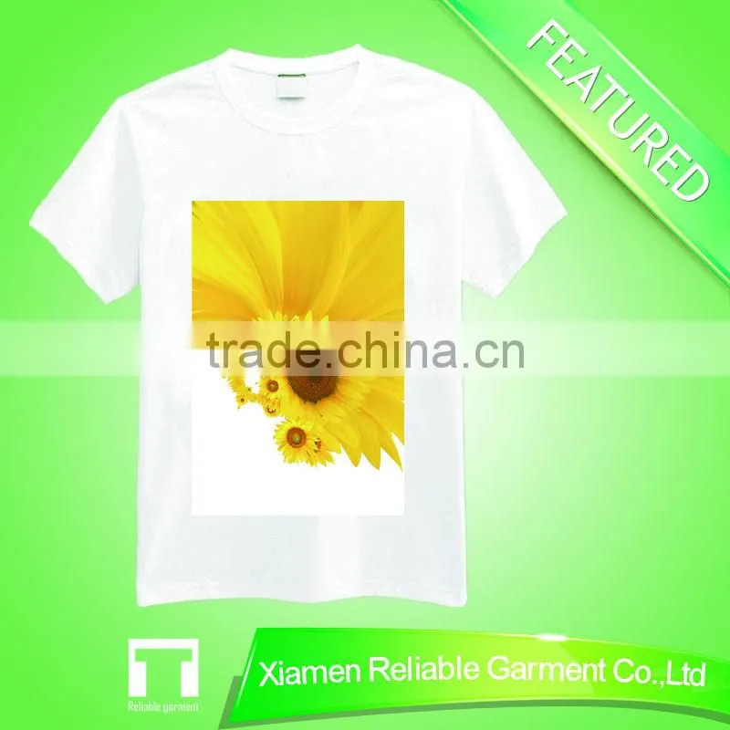 180GSM 100% cotton wholesale lovely children tee shirts printed