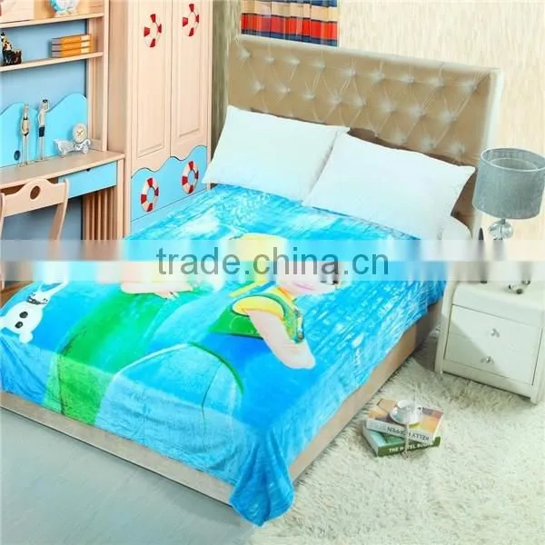 Children's Soft and Thermal Bed Sheet Set Fleece Blanket