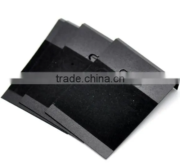 Wholesale Black Ear Hooks Earring Plastic Display Cards