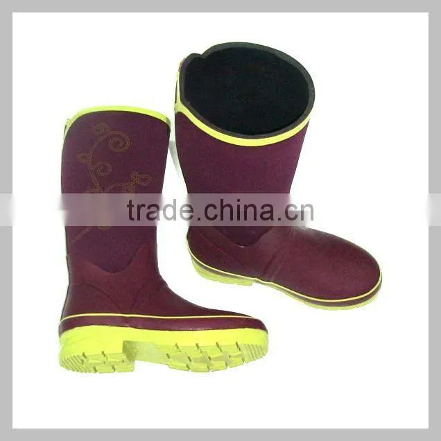2014 hottest Fashion ladies cheap rain boots