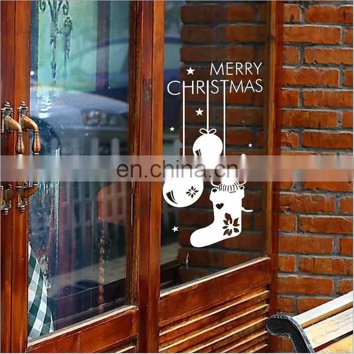 Christmas Ball and Sock Window/Wall Sticker Christmas Decoration