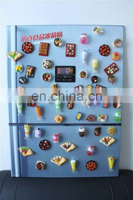 Simulation Food Fridge Magnet/Artificial fake food 3d resin Fridge Magnets MF-0003