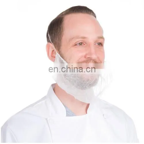 White Non Woven PP Disposable Medical Beard Cover