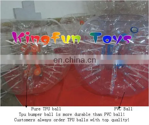 2014 popular&colored inflatable soccer bubble/bumper bubble ball for adults