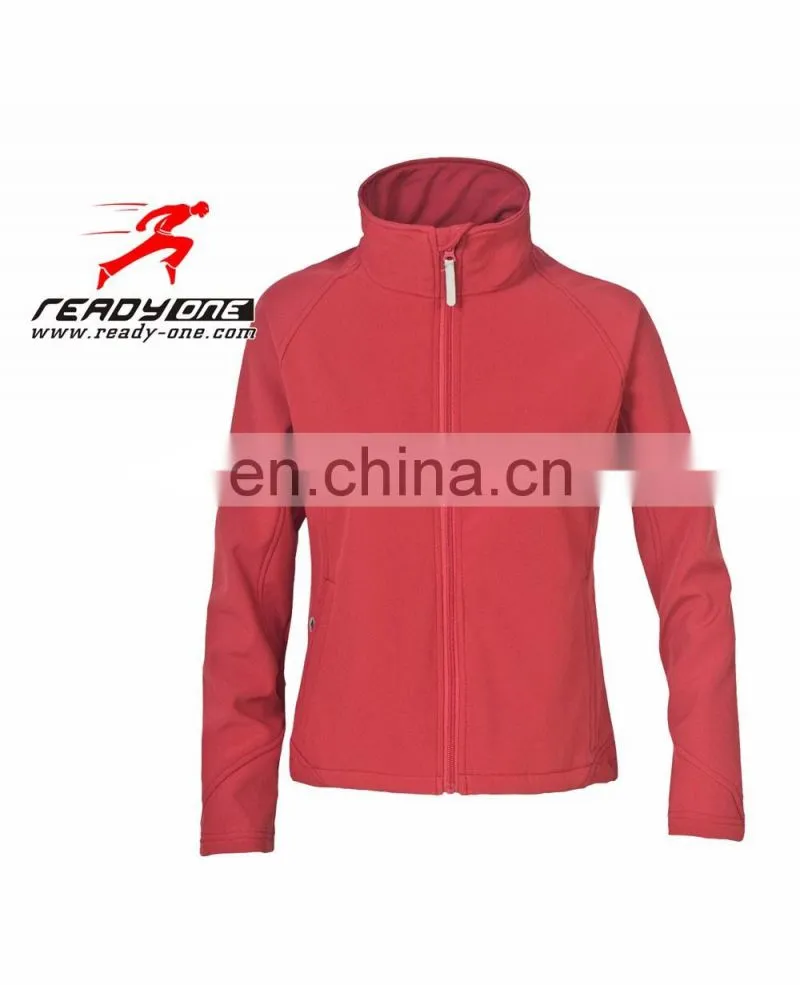 Stylish softshell waterproof women jacket black jacket