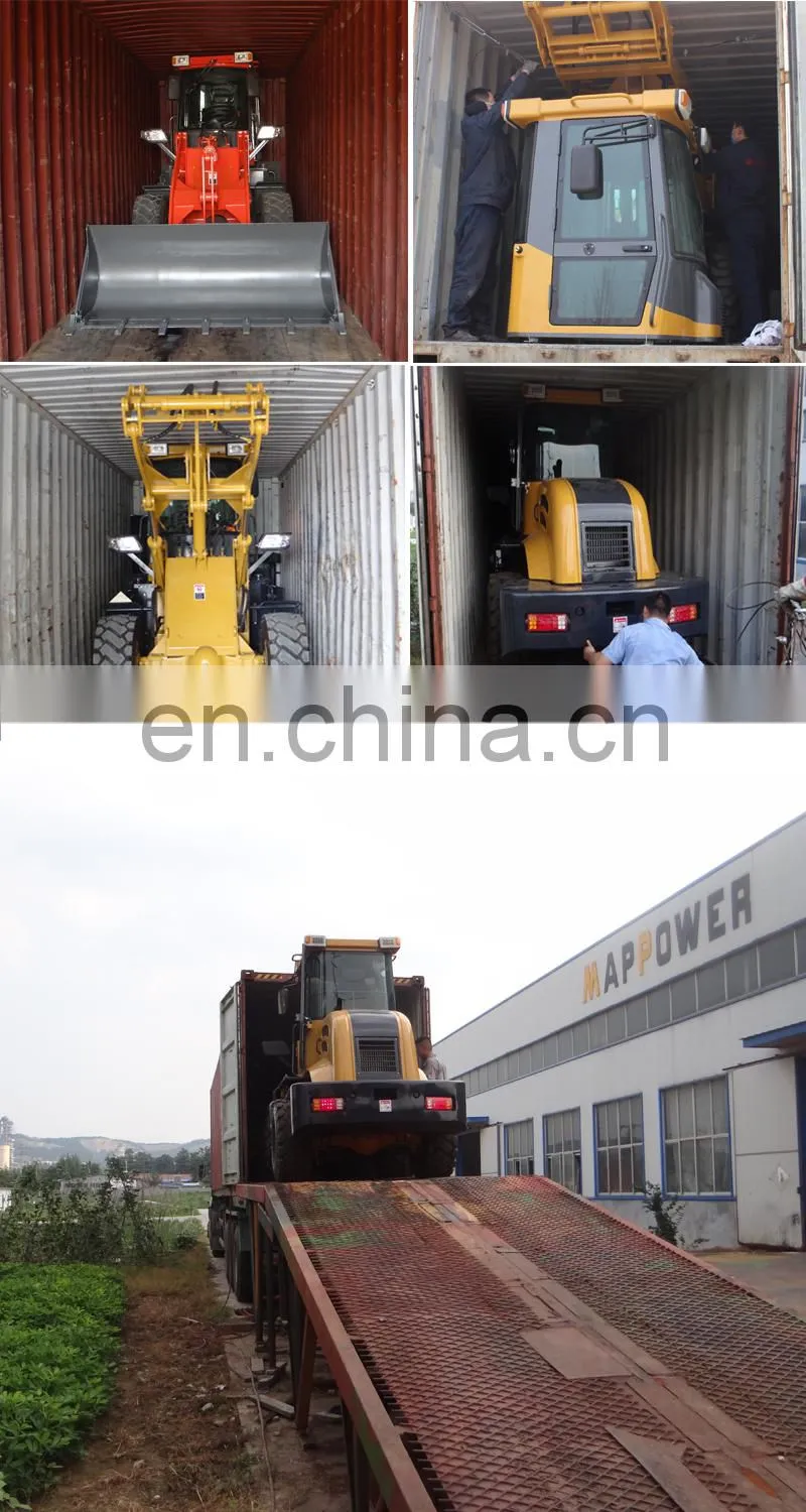 3.0ton ship cargo hold cleaning wheel loader, harbor dedicated loader