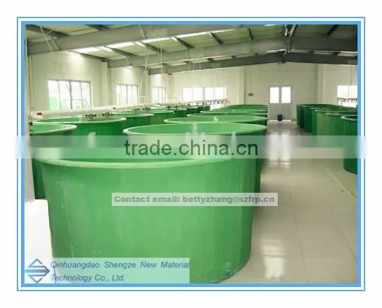 FRP fish breeding pool , fiber glass fish pond, fiber glass water vat
