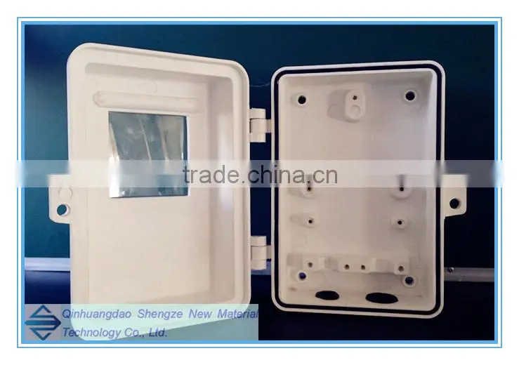 FRP meter box/Electric meter protection case/ fiberglass electricity larceny prevention box