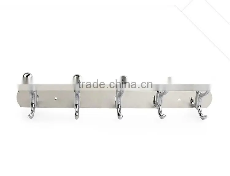 Wesda zinc alloy bathroom accessories decorative stainless steel coat hook for towel 831