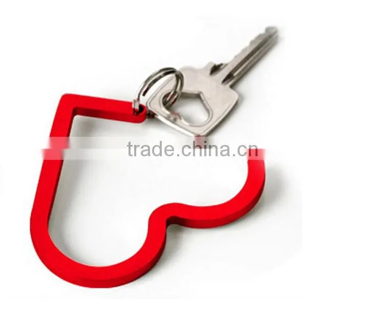 Novelty Heart-Shape Red Table Metal Bag Hanger