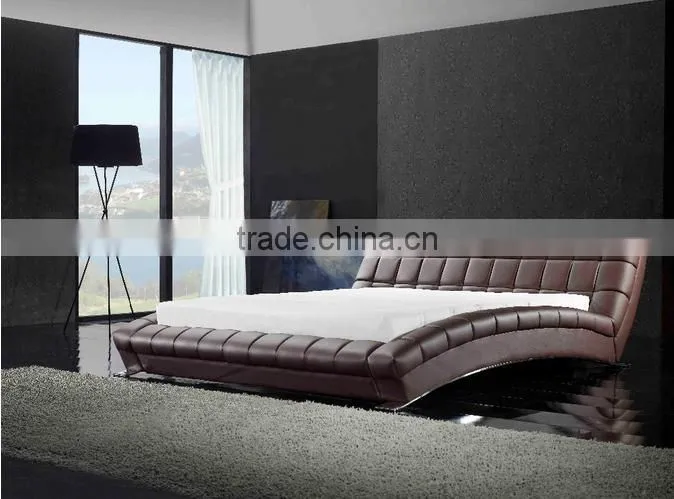 Muses 2016 HOT sales Leather bed best bedding head layer skin