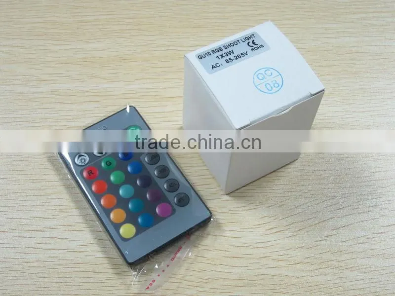 gu10 RGB shoot light,led lights gu10,gu10 led spot light