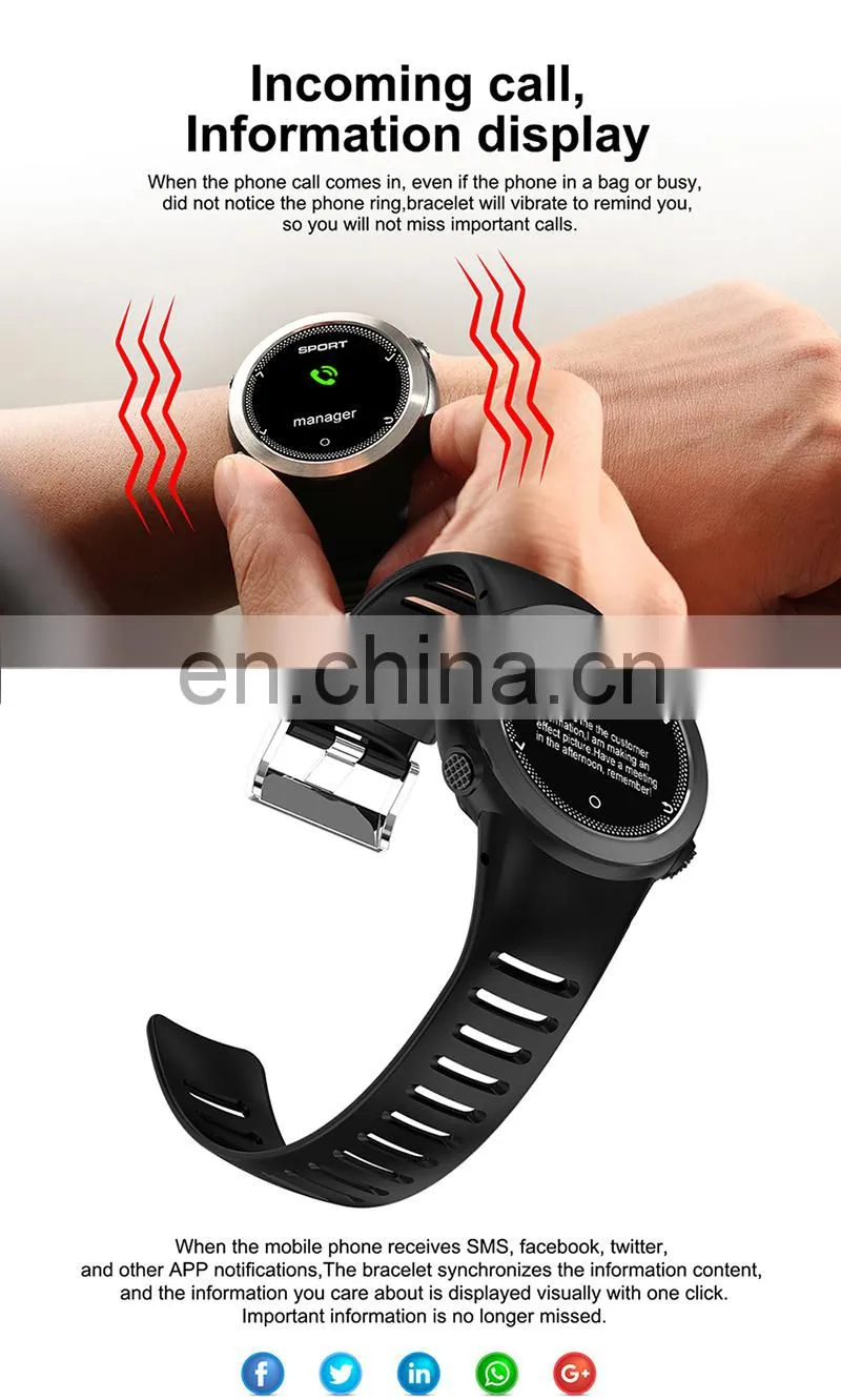 SANDA HZ181Man Smart Sports Watches Digital Call Message Reminder Fitness Tracker Back Light Wristwatch