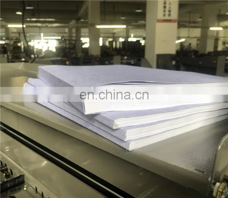UK5 7inch Touch Screen Silence mute Hot thermal glue book cover binder, notebook hotmelt glue bookbinding machine