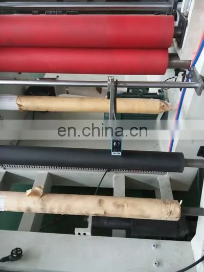 Adhesive Tape Rolls Slitting Rewinding Machine Slitting Rewinder Round Knife Cutting +/-0.10mm 80m/min 600mm 450mm 650mm