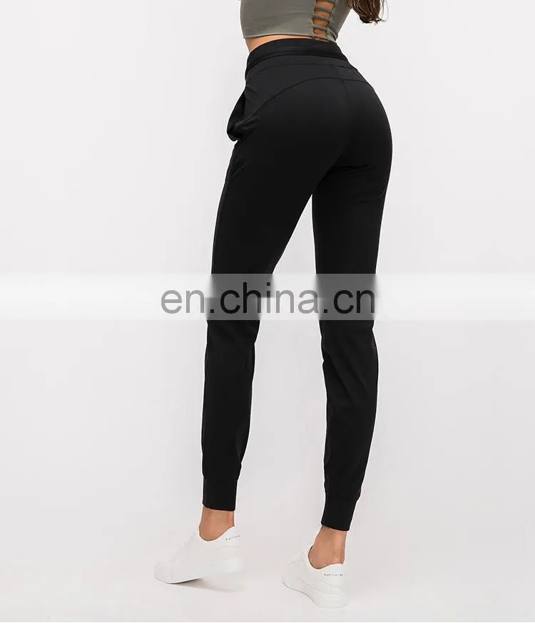 1 pcs MOQ custom logo New arrival super good quality women workout running gym yoga training jogger pants