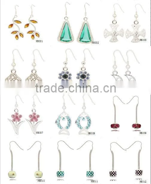 gold plated zinc alloy basket earrings