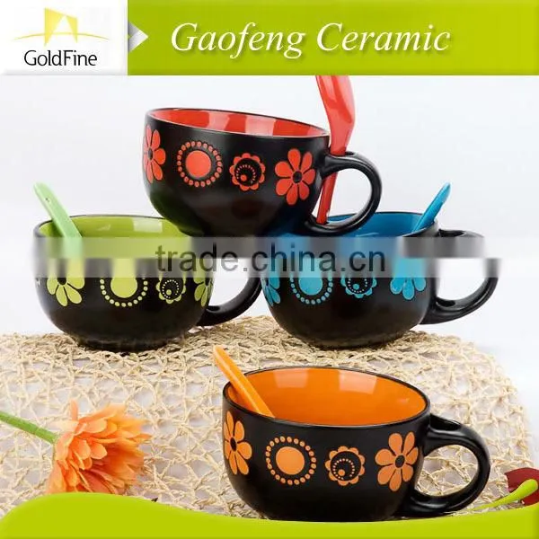 Hot Sale Coffe Ceramic Cup Mug with handle