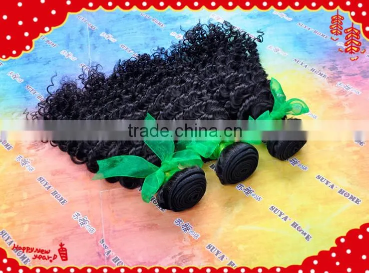 made in China available kinky curly virgin hair extensions